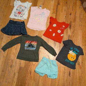 Girls Clothing lot Size 4 12 pieces